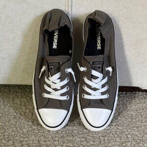 Women Converse Chuck Taylor All Star Shoreline Slip On Sneaker Gray Size 8